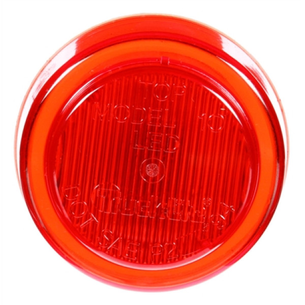 Image of 10 Series, LED, Red Round, 2 Diode, M/C Light, P2, Black Grommet, 12V, Kit, Bulk from Trucklite. Part number: TLT-10050R3