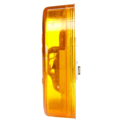Image of 10 Series, Incan., Yellow Round, 1 Bulb, M/C Light, PC, 12V from Trucklite. Part number: TLT-10202Y4