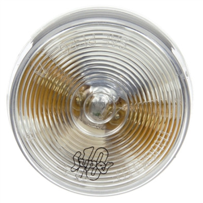 Image of Super 10, Incan., 1 Bulb, Clear, Round, Utility Light, 12V from Trucklite. Part number: TLT-10209C4