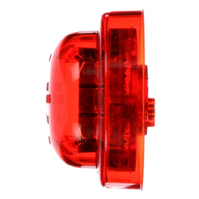 Image of 10 Series, High Profile, LED, Red Round, 8 Diode, M/C Light, PC, 12V from Trucklite. Part number: TLT-10275R4
