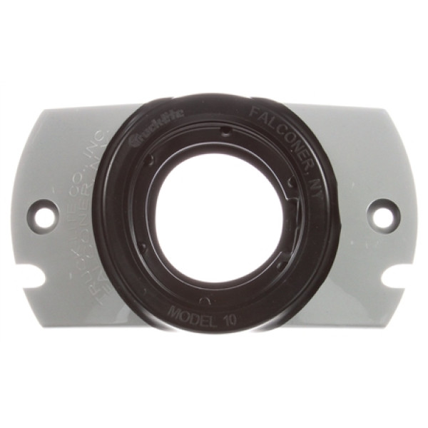 Image of 10 Series, Bracket Mount, 2-1/2 in Diameter Lights, Round, Gray, 2 Screw Bracket Mount, Kit from Trucklite. Part number: TLT-10414-4