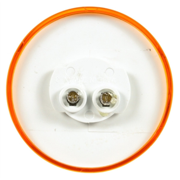 Image of Signal-Stat, LED, Yellow Round, 13 Diode, M/C Light, P2, 12V, Bulk from Signal-Stat. Part number: TLT-SS1050A-3