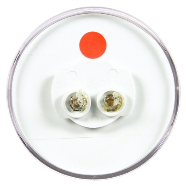 Image of Signal-Stat, LED, Clear/Red Round, 13 Diode, M/C Light, P2, 12V, Bulk from Signal-Stat. Part number: TLT-SS1051-3