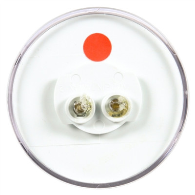 Image of Signal-Stat, LED, Clear/Red Round, 13 Diode, M/C Light, P2, 12V, Bulk from Signal-Stat. Part number: TLT-SS1051-3