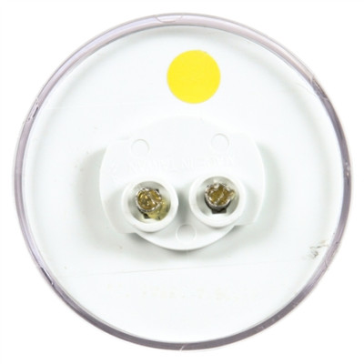 Image of Signal-Stat, LED, Clear/Yellow Round, 13 Diode, M/C Light, P2, 12V, Bulk from Signal-Stat. Part number: TLT-SS1051A-3