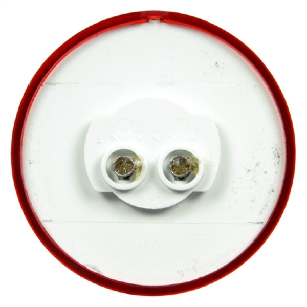 Image of Signal-Stat, Reflectorized, LED, Red Round, 4 Diode, M/C Light, P2, 12V, Bulk from Signal-Stat. Part number: TLT-SS1052-3