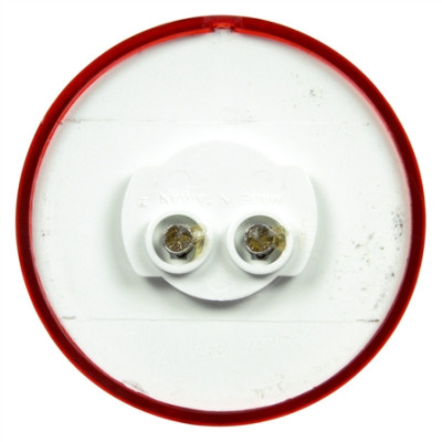 Image of Signal-Stat, Reflectorized, LED, Red Round, 4 Diode, M/C Light, P2, 12V, Bulk from Signal-Stat. Part number: TLT-SS1052-3