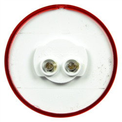 Image of Signal-Stat, Reflectorized, LED, Red Round, 4 Diode, M/C Light, P2, 12V, Bulk from Signal-Stat. Part number: TLT-SS1052-3