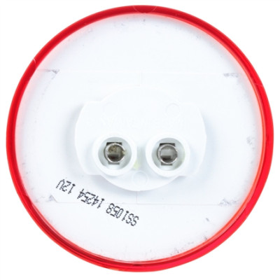 Image of Signal-Stat, LED, Red Round, 1 Diodes, 2 1/2" Round, M/C Light, P2, 12V, Bulk from Signal-Stat. Part number: TLT-SS1058-3