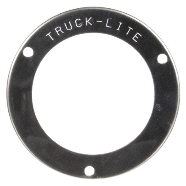 Image of 10 Series, Flange Cover, 2-1/2 in Mounts, Round, Silver from Trucklite. Part number: TLT-10715-4