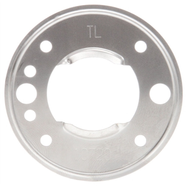 Image of 10 Series, Bracket Mount, 2-1/2 in Diameter Lights, Round, Silver, 2 Screw Bracket Mount from Trucklite. Part number: TLT-10720-4