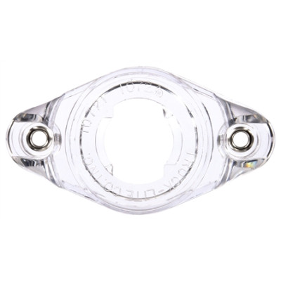 Image of 10 Series, Bracket Mount, 2 in Diameter Lights/ 2-1/2 in Diameter Lights, Round, Clear, 2 Screw Bracket Mount from Trucklite. Part number: TLT-10721-4