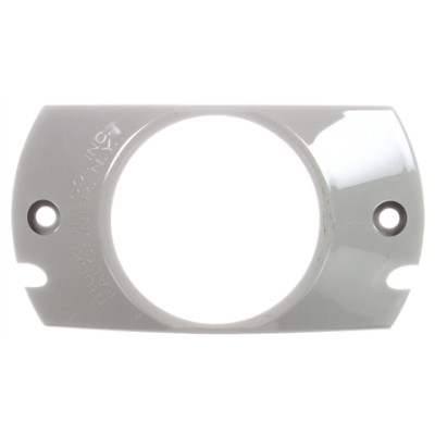 Image of 10 Series, Deflector Mount, 2-1/2 in Diameter Lights, Round, Gray, 2 Screw Bracket Mount from Trucklite. Part number: TLT-10725-4