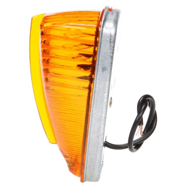 Image of Signal-Stat, Incan., Yellow Triangular, 1 Bulb, Bus, M/C Light, PC, 2 Screw, 12V from Signal-Stat. Part number: TLT-SS1150A-S