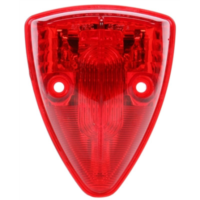 Image of Signal-Stat, LED, Red Triangular, 13 Diode, M/C Light, PC, 2 Screw, 12V from Signal-Stat. Part number: TLT-SS1155-S