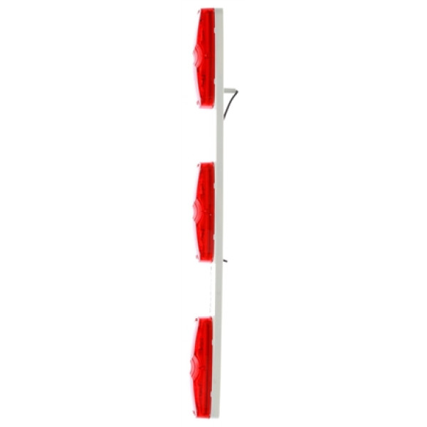 Image of Signal-Stat, Incan., Red, Rectangular, ID Bar, White, 12V, Kit from Signal-Stat. Part number: TLT-SS1216-S