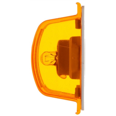 Image of 12 Series, Incan., Yellow Rectangular, 1 Bulb, M/C Light, PC, 24V from Trucklite. Part number: TLT-12201Y4