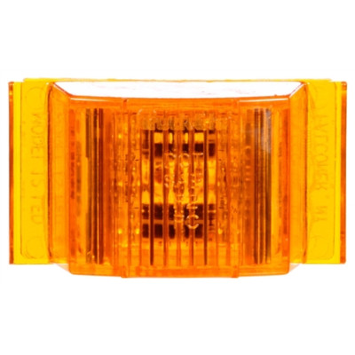 Image of 12 Series, LED, Yellow Rectangular, 6 Diode, M/C Light, PC, 12V from Trucklite. Part number: TLT-12275Y4