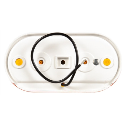 Image of Signal-Stat, Incan., Yellow Rectangular, 2 Bulb, M/C Light, P2, Bracket, 12V, Bulk from Signal-Stat. Part number: TLT-SS1259A-3