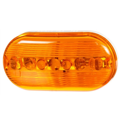 Image of Signal-Stat, Incan., Yellow Rectangular, 2 Bulb, M/C Light, P2, Bracket, 12V from Signal-Stat. Part number: TLT-SS1259A-S