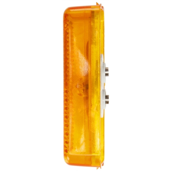 Image of 14 Series, Reflectorized, Incan., Yellow Rectangular, 1 Bulb, M/C Light, P2, 12V from Trucklite. Part number: TLT-14200Y4