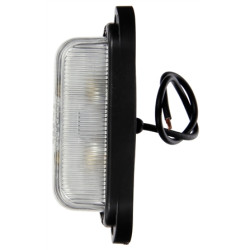 Image of Signal-Stat, Incan., 2 Bulb, Clear, Rectangular, Utility Light, 2 Screw, 12V from Signal-Stat. Part number: TLT-SS1506W-S