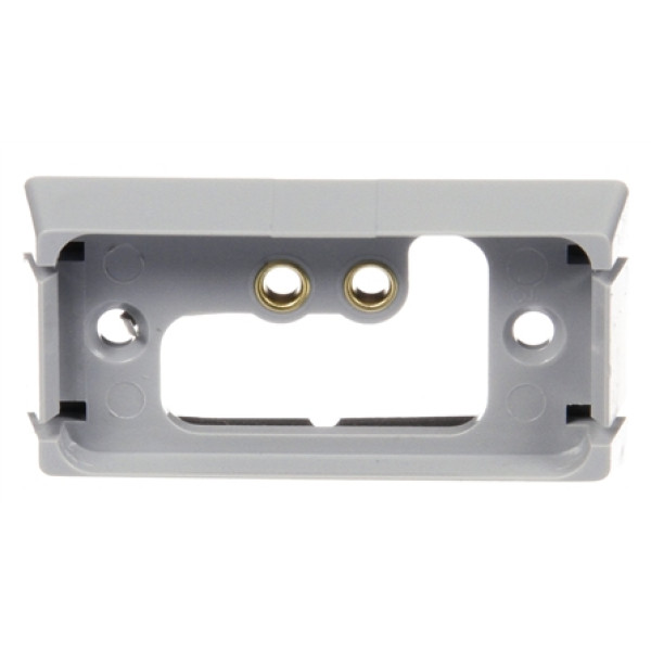 Image of 15 Series, Bracket Mount, 15 Series Lights, Rectangular, Gray, 2 Screw Bracket Mount, Kit from Trucklite. Part number: TLT-15406-4