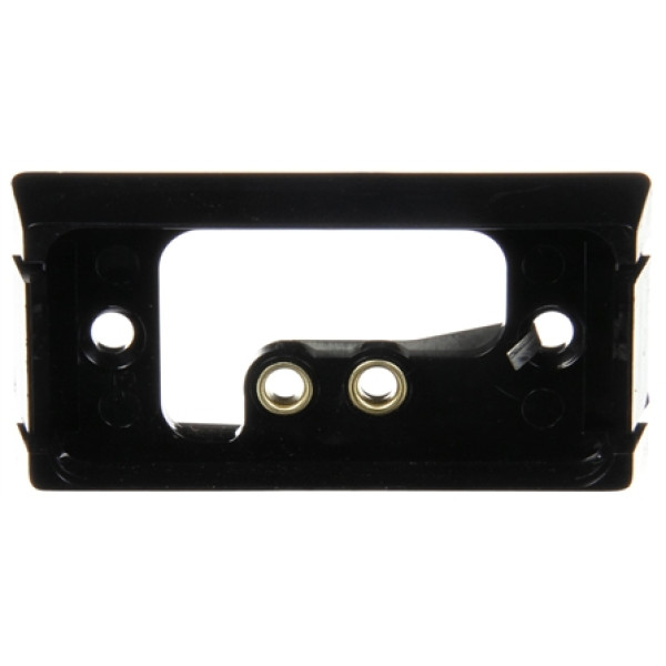 Image of 15 Series, Bracket Mount, 15 Series Lights, Rectangular, Black, 2 Screw Bracket Mount, Kit from Trucklite. Part number: TLT-15408-4