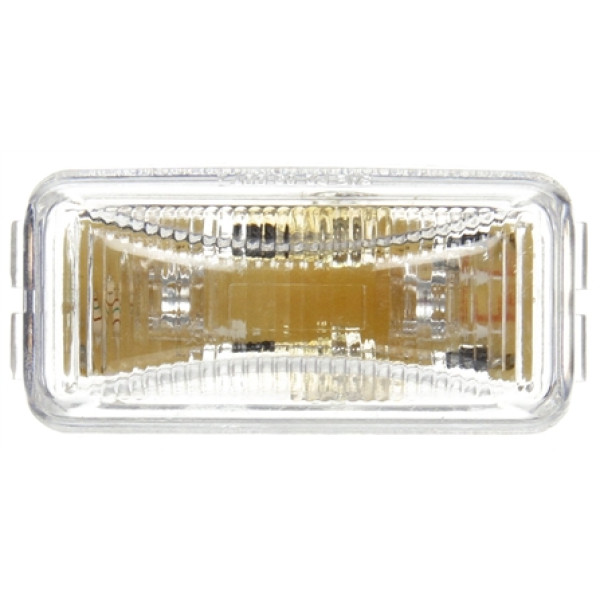 Image of Signal-Stat, LED, Clear Red Rectangular, 2 Diode, M/C Light, P2, 12V from Signal-Stat. Part number: TLT-SS1561-S