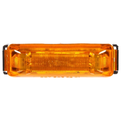 Image of 19 Series, LED, Yellow Rectangular, 4 Diode, Base, M/C Light, PC, Chrome Bracket, 12V, Kit from Trucklite. Part number: TLT-19031Y4