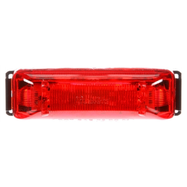 Image of 19 Series, LED, Red Rectangular, 4 Diode, Base, M/C Light, PC, Black Bracket, 12V, Kit from Trucklite. Part number: TLT-19037R4