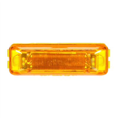 Image of 19 Series, LED, Yellow Rectangular, 4 Diode, M/C Light, P2, 12V from Trucklite. Part number: TLT-19350Y4