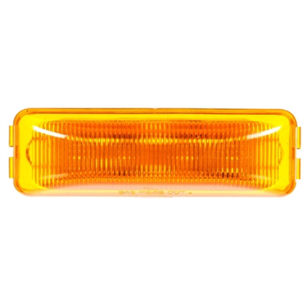 Image of Signal-Stat, LED, Yellow Rectangular, 4 Diode, M/C Light, P2, 12V from Signal-Stat. Part number: TLT-SS1960A-S