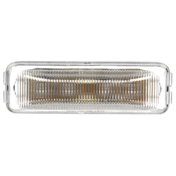 Image of Signal-Stat, LED, Clear/Red Rectangular, 4 Diode, M/C Light, P2, 12V from Signal-Stat. Part number: TLT-SS1961-S