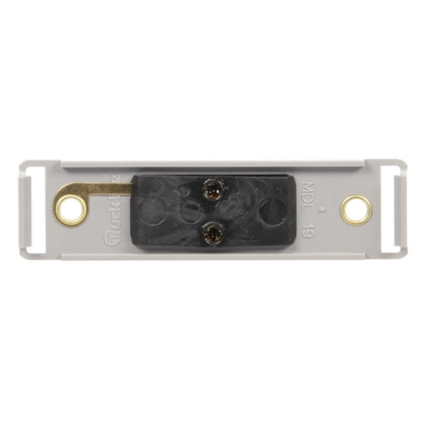 Image of 19 Series, Closed Back Bracket Mount, 19 Series Products, Rectangular, Gray, 2 Screw Bracket Mount from Trucklite. Part number: TLT-19720-4