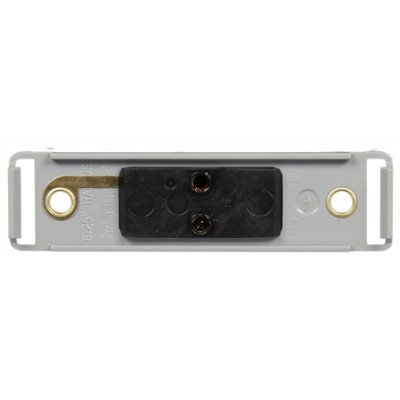 Image of 19 Series, Radius Base Mount, 19 Series Products, Rectangular, Gray, 2 Screw Bracket Mount from Trucklite. Part number: TLT-19738-4