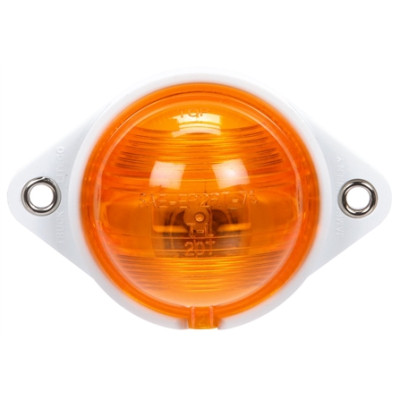 Image of Incan., Yellow Round, 1 Bulb, Side Turn Signal, Bracket, 12V, Kit from Trucklite. Part number: TLT-20301Y4