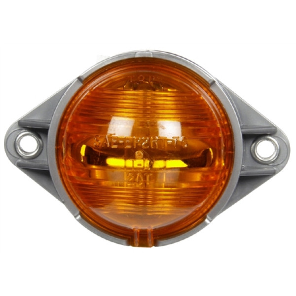 Image of Incan., Yellow Round, 1 Bulb, Side Turn Signal, Bracket, 12V, Kit from Trucklite. Part number: TLT-20309Y4