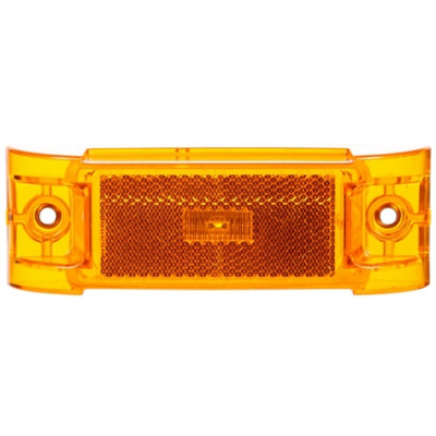 Image of 21 Series, Reflectorized, LED, Yellow Rectangular, 3 Diode, M/C Light, PC, 2 Screw, 24V, Kit from Trucklite. Part number: TLT-21056Y4