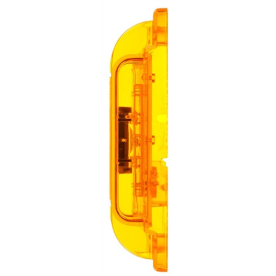 Image of 21 Series, LED, Yellow Rectangular, 8 Diode, M/C Light, PC, 2 Screw, 12V, Kit from Trucklite. Part number: TLT-21075Y4