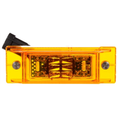 Image of 21 Series, LED, Yellow Rectangular, 16 Diode, Auxiliary W/39" Mating Harness, M/C Light, P2, 2 Screw, 12V from Trucklite. Part number: TLT-21091Y4