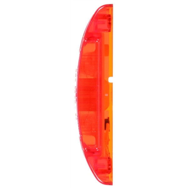 Image of Super 21, Incan., Red Rectangular, 1 Bulb, M/C Light, PC, 2 Screw, 12V from Trucklite. Part number: TLT-21200R4