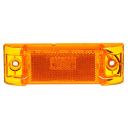 Image of Signal-Stat, Reflectorized, LED, Yellow Rectangular, 8 Diode, M/C Light, P2, 2 Screw, 12V from Signal-Stat. Part number: TLT-SS2150A-S