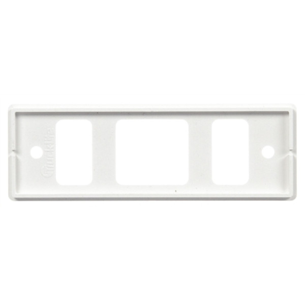 Image of Super 21, Bracket Mount, 21 Series Lights, Rectangular, White, 2 Screw Bracket Mount from Trucklite. Part number: TLT-21720-4