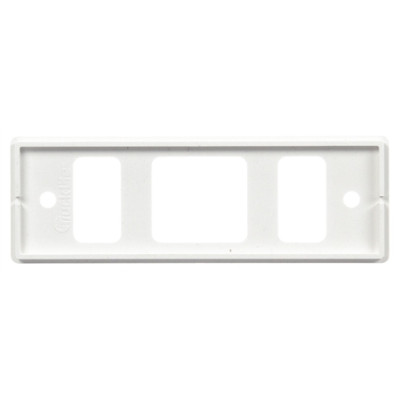 Image of Super 21, Bracket Mount, 21 Series Lights, Rectangular, White, 2 Screw Bracket Mount from Trucklite. Part number: TLT-21720-4