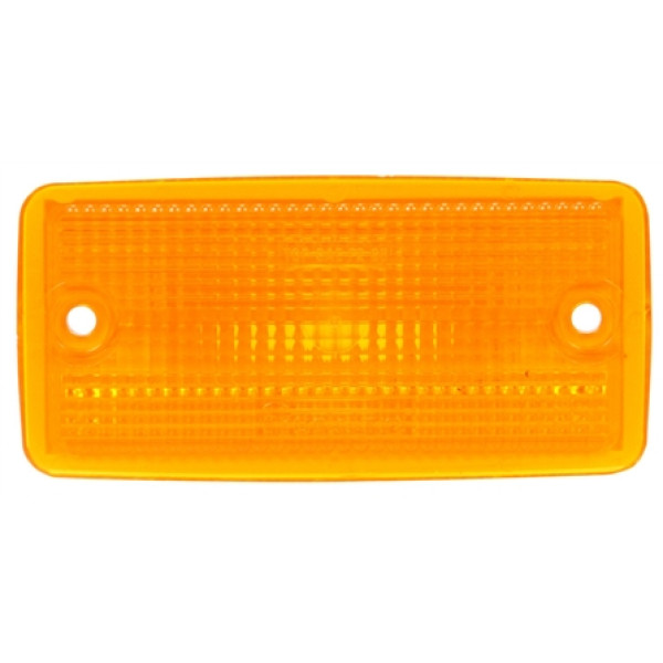 Image of 25 Series, Reflectorized, Incan., Yellow Rectangular, M/C Light, P2, 2 Screw from Trucklite. Part number: TLT-25765Y4