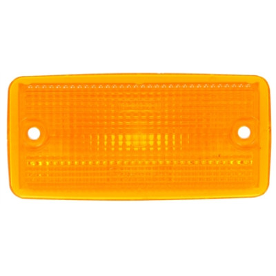 Image of 25 Series, Reflectorized, Incan., Yellow Rectangular, M/C Light, P2, 2 Screw from Trucklite. Part number: TLT-25765Y4