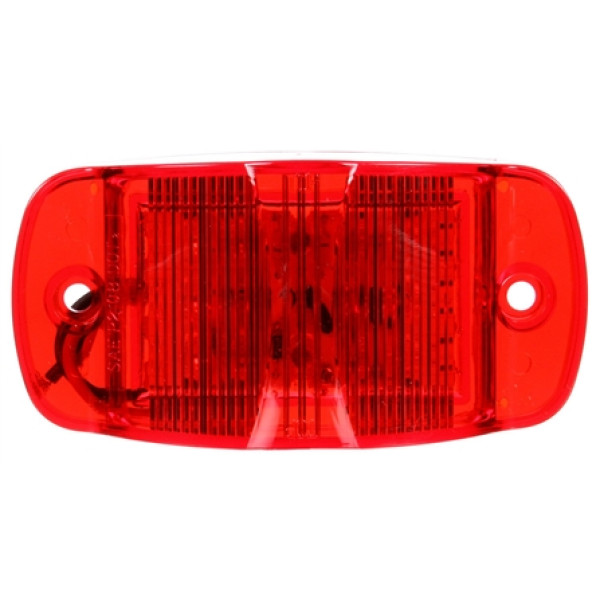 Image of Signal-Stat, LED, Red Rectangular, 8 Diodes, M/C Light, P2, Red Surface, 12V from Signal-Stat. Part number: TLT-SS2674-S