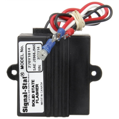 Image of 20 Light Heavy-Duty Solid-State, 80-100fpm, Flasher Module, 24V from Signal-Stat. Part number: TLT-SS270Y1014-S