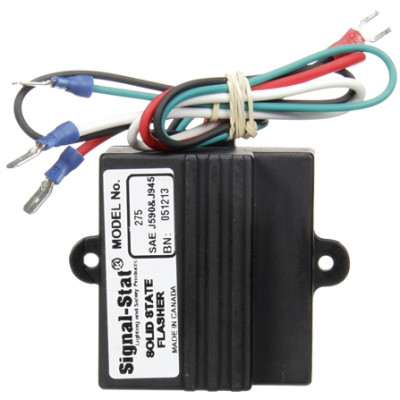 Image of 20 Light Heavy-Duty Solid-State, 80-100fpm, Flasher Module, 12V from Signal-Stat. Part number: TLT-SS275-S